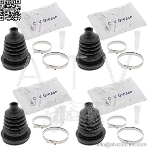 Complete Front Inner & Outer CV Boot Repair Kit for Suzuki LT-A400F Eiger 4wd 2003 All Balls