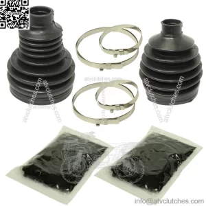 Rear Axle Outer Inner CV Boot Kit for Polaris Ranger XP 900 All 2013-2017