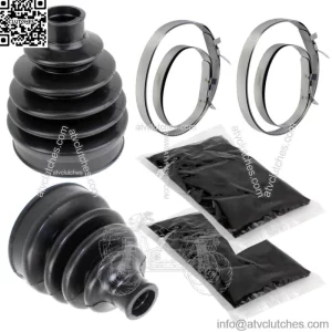 Front Axle Inner Outer CV Boot Kit for Can-Am Outlander 800 4X4 Xt 2006-2008