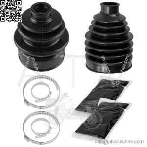 Front Axle Inner Outer Boot Kit For Yamaha Kodiak 700 YFM700 / YFM700 EPS 22-25