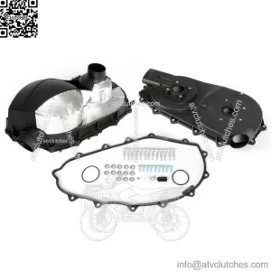 For 420212286 420612304 Can Am Maverick 1000R Drive Clutch Belt Cover Kit
