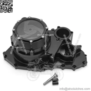 Aluminum Billet  Lock Up Clear Clutch Cover For Yamaha Raptor 700 YFM700R 2006+