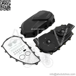 Clutch Belt Cover & Back Plate For 2006-2014 Can Am Outlander Renegade CVT