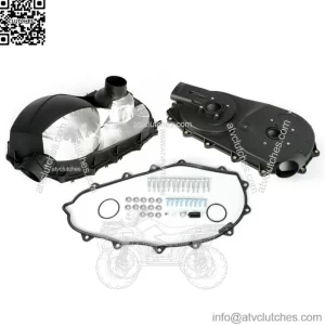 For Can Am Maverick 1000R Drive Clutch Belt Cover Kit Belt Box Set Housing