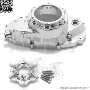For Yamaha Banshee 350 Billet Lock Up Clutch Cover Lock-out finger Screws Silver
