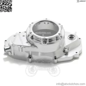 Aluminum Lock Up Clutch Cover For Yamaha Banshee 350 clear window Dipstick