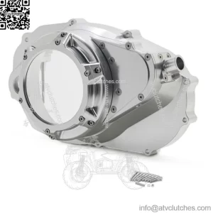 Silver Billet Clutch Cover For Yamaha Banshee 350 Lock Up Dipstick YFZ350 87-06