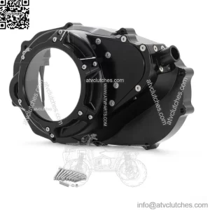 Aluminum Billet Lock Up Clutch Cover For Yamaha Banshee 350 YFZ 350 87-06 Black