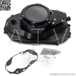 Billet Aluminum Black Lock Up Clutch Cover + Gasket for Yamaha Banshee 350 87-06