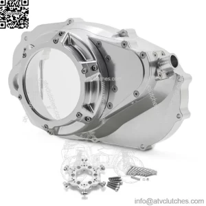 For Yamaha Banshee YFZ350 Aluminum Lock up Clutch Cover finger Screws Kit Silver