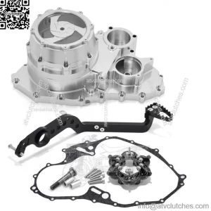 Aluminum Lock Up Clutch Cover Brake Pedal Lever For Yamaha Raptor 700 R YFM700R