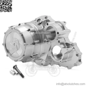 Billet Silver Lock Up Clutch Cover Clear Window For Yamaha Raptor 700 2006-2023
