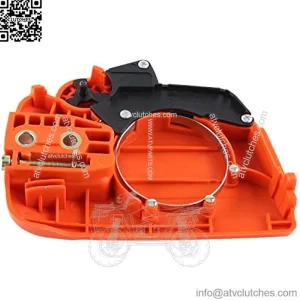 Clutch Cover Starter Brake Assembly, Clutch Sprocket Cover Chain Brake Assembly Fits for Husqvarna 350 235 235E 236 240 Chainsaw.