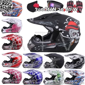 Youth Kids Adult ATV Motocross Dirt Bike MX Helmet / Goggles+Gloves S/M/L/XL NEW