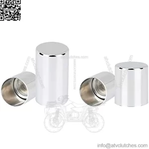 4 PCS Docking Hardware Covers Kit, Motorcycle Magnet Cover Kit Fit for 2009-2023 Harley Touring Street Glide, Road Glide, Road King(Chromed)