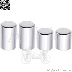 Chrome Docking Hardware Covers Kit 4 PCS Compatible for Harley Davidson Touring Street Glide, Electra Glide, Road Glide, Road King 2009-Later