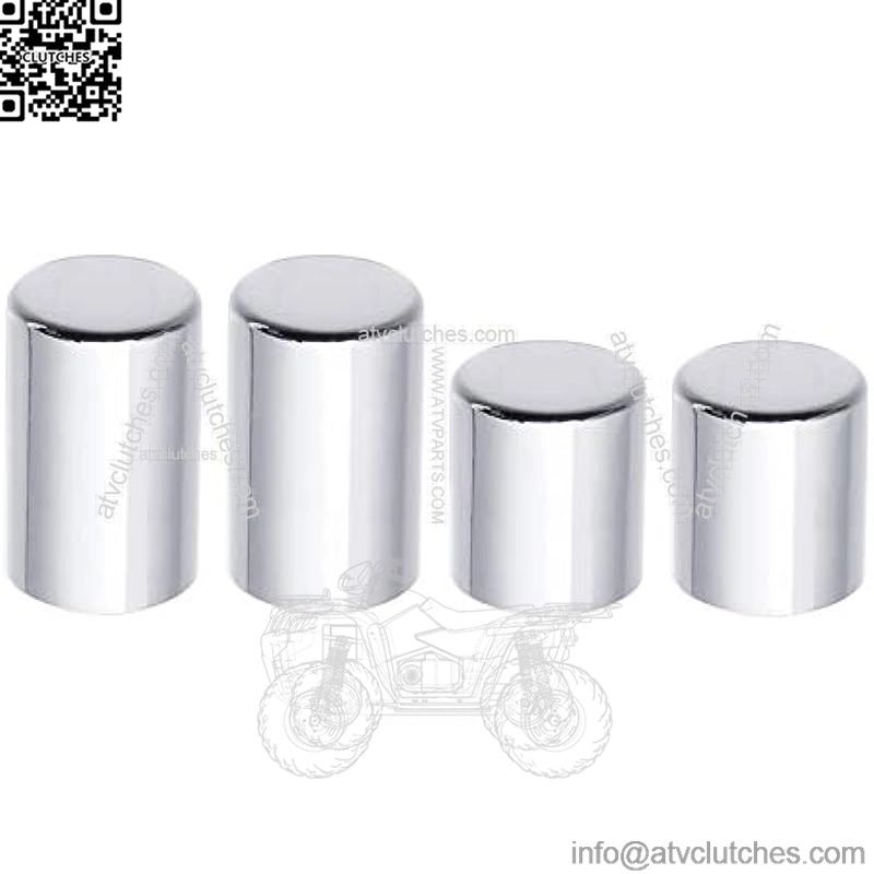 Chrome Docking Hardware Covers Kit 4 PCS Compatible for Harley Davidson Touring Street Glide, Electra Glide, Road Glide, Road King 2009-Later