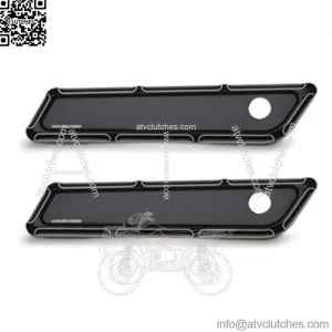 Arlen Ness Beveled Saddlebag Latch Covers For Harley Touring
