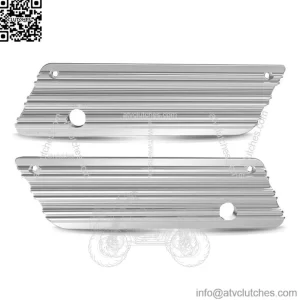 Arlen Ness 10-Gauge Saddlebag Latch Covers For Harley Touring