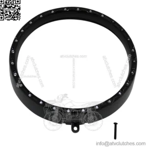 Custom Dynamics 7" Halo Headlight Trim Ring For Harley