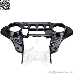 Vivid Black Batwing Inner Fairing For Harley Touring Electra Street Glide 14-23