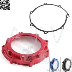 Billet Aluminum Red Clutch Cover & Gasket for Yamaha YFZ450R YFZ450RSE 06-23