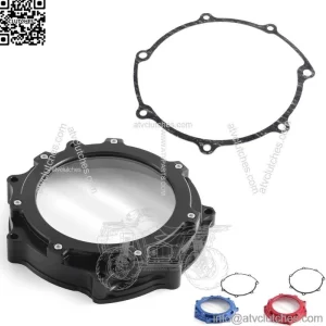 2006-2023 For Yamaha YFZ450 YFZ450R Black Clutch Cover w/ Gasket Aluminum Billet