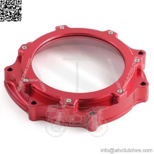 Aluminum Red Billet Clutch Cover for Yamaha YFZ450 YFZ450R YFZ450X 2006-2023