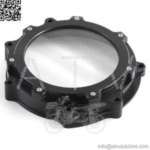Black Billet Clutch Cover Clear Window for Yamaha YFZ450R YFZ 450R YFZ 450 06-23