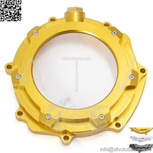 Billet Gold Clutch Cover for Suzuki Quadracer 450 LT-R450 2006-2009 11371-45G00