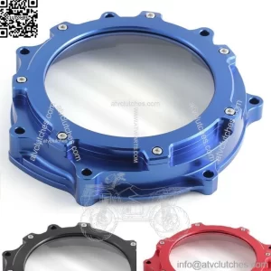 Billet Blue Clutch Cover For Yamaha YFZ450 450R YFZ450R 2006-2023 Aluminum 6061