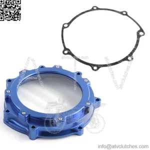 Aluminum Billet Blue Clutch Cover Gasket For Yamaha YFZ 450R YFZ450RSE 2006-2023