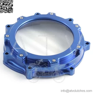 06-23 for Yamaha YFZ450R Billet Aluminum Clutch Cover Blue 5TG-15415-00-00