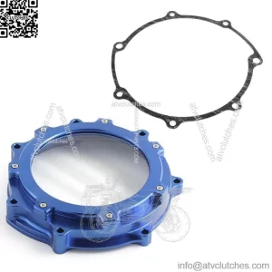 Aluminum Billet Blue Clear Clutch Cover Gasket for Yamaha YFZ450R YFZ450RSE 06-