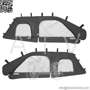 Cab Enclosure Soft Upper Door Set for Polaris PRO XP 4-seat 2020-23