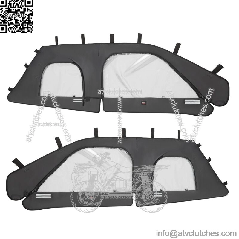 Cab Enclosure Soft Upper Door Set for Polaris PRO XP 4-seat 2020-23