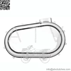 Clear Outer Clutch Cover w/RGB Light for Can Am Maverick X3/ MAX R 2018-2022