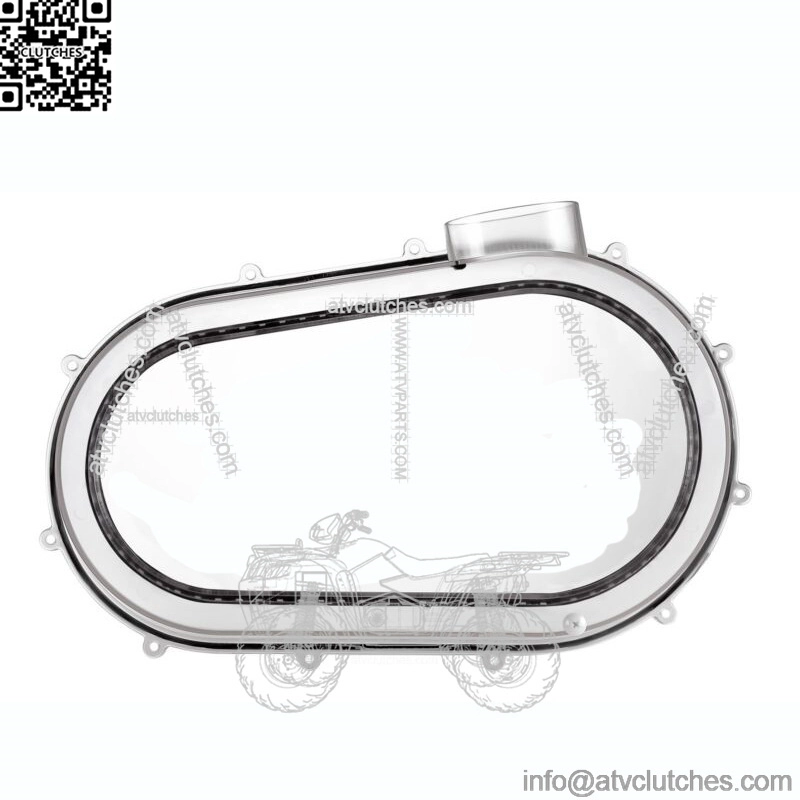 Clear Outer Clutch Cover w/RGB Light for Can Am Maverick X3/ MAX R 2018-2022