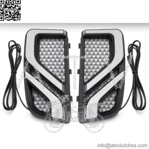 LED Fairing Lower Grills Turn Signal Running Light For Electra Touring 2014-2023