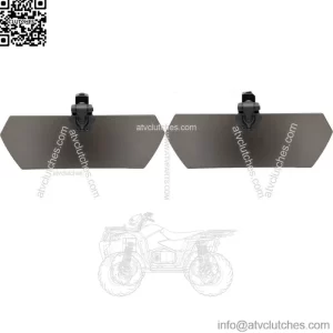 2PCS UTV 1.25-2'' Sun Visor Sun Shade for Can Am X3 Polaris RZR XP 1000 Honda (For: John Deere Gator CS)