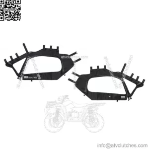 Kemimoto UTV Soft Upper Door Enclosure Set for Can Am Maverick X3 2017-2023