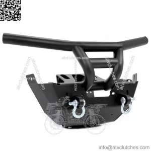 For Can-Am Maverick X3 17-23 Winch Ready Front Bumper W/ D-Rings Brush Guard