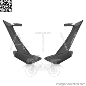UTV Left & Right Front Headlight Cover Trim For Can Am Maverick X3 Turbo 2017-23