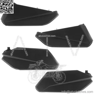 Lower Door Panels Inserts    for Can Am Maverick X3 MAX  (Front & Rear) (Black)