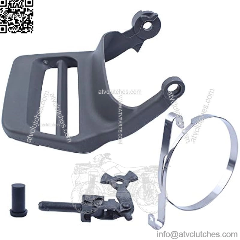 Chain Brake Handle Band Joint Kit For Husqvarna 357XP 359 357 Chainsaw 537159302, Brake Handle Guard, Joint Knee, Brake Band, Clutch Cover Buffer.