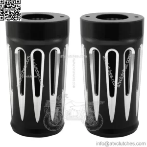 Arlen Ness Deep Cut Fork Sliders Boot Covers Black Front Pair Harley Touring 14+ (For: Harley-Davidson)