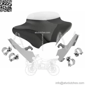 Memphis Shades Batwing Fairing Windshield Harley Dyna Wide Glide Softail FXST (For: Harley-Davidson)