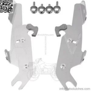 Memphis Shades Fairing Polished Trigger-Lock Mount Harley Softail OEM Lightbar (For: Harley-Davidson)