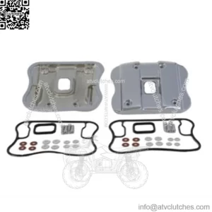 Motorshop Chrome Top Rocker Box Cover Kit 7-3/4" Harley Sportster XL 86-03 (For: Harley-Davidson)