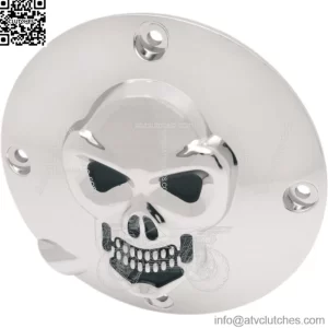 Drag Specialties 3-D Chrome Skull Derby Cover Accent 94-03 XL Harley Sportster (For: Harley-Davidson)